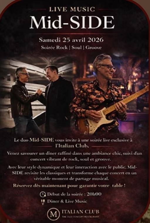 Évènements - Italian Club CHAMPS SUR MARNE - restaurant CHAMPS-SUR-MARNE - Resto Champs sur Marne - les meilleurs restaurant de CHAMPS-SUR-MARNE